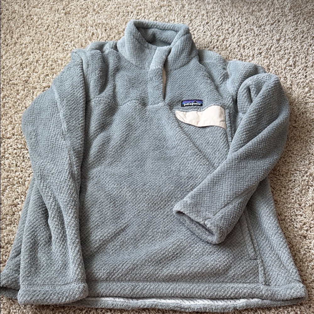 Patagonia Women's Soft Gray Cowl Sweater